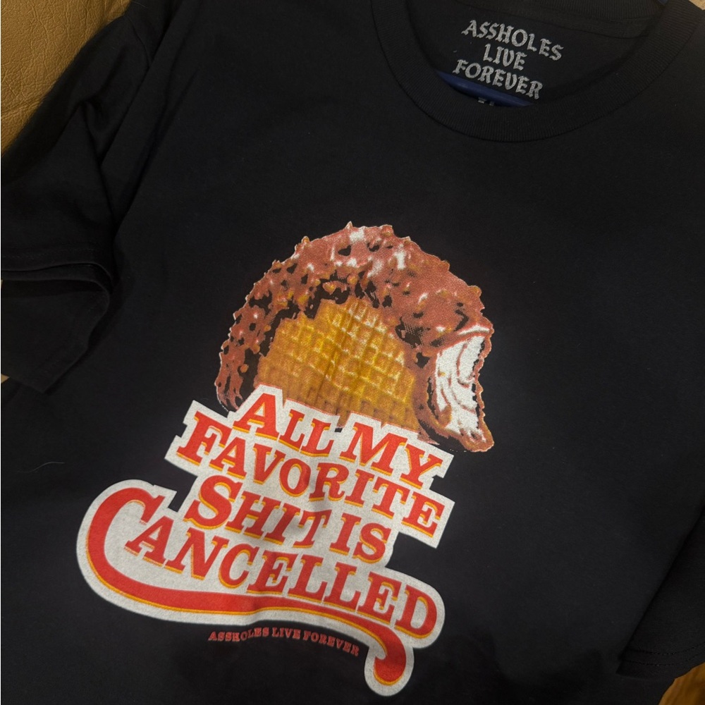 Assholes Live Forever Black Graphic Tee